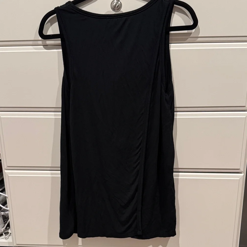 Susana Monaco Black Sleeveless Tunic Top - Picture 3 of 3